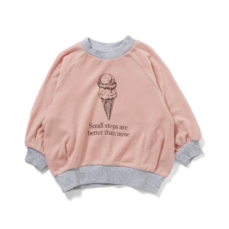 ピンク | WEB限定  ゆったりシルエットレトロモチーフパイルトレーナー | F.O.Online Store