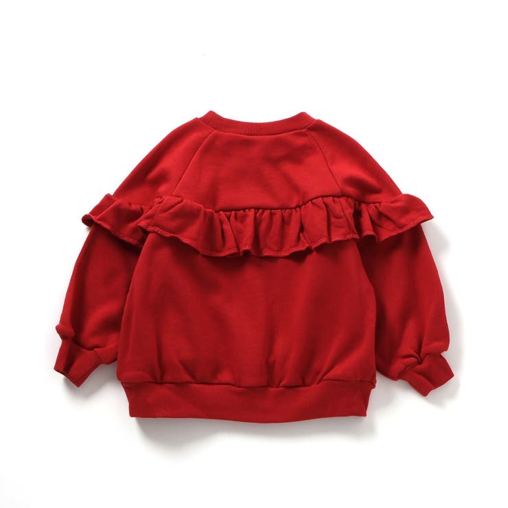 【新品未使用】OBLI フリルスウェット Olu.（オルドット）の「アームフリルスウェット（スウェット