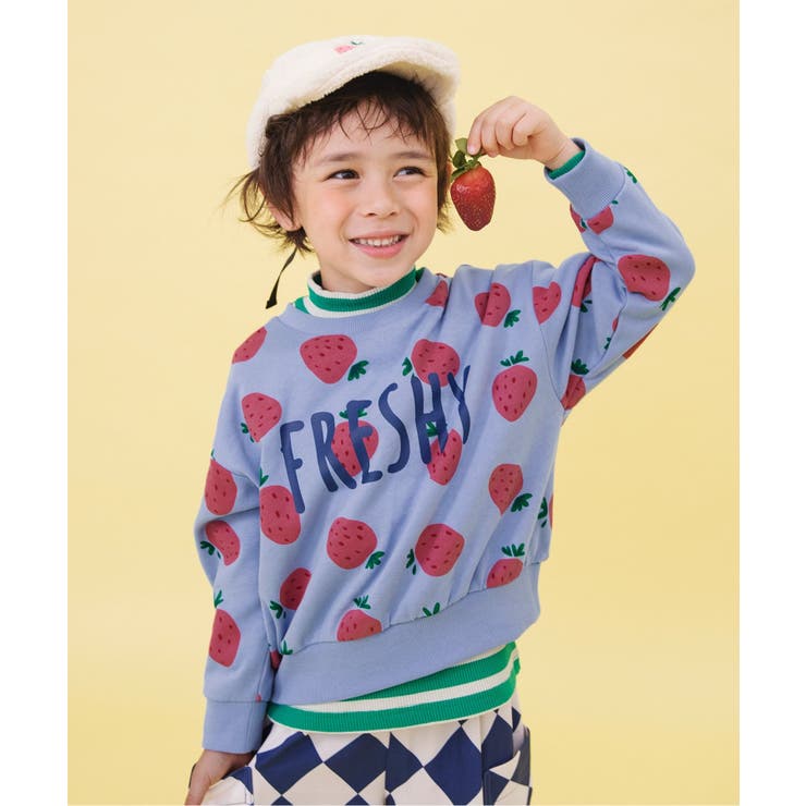 ブルー | WEB限定  レトロ総柄トレーナー | F.O.Online Store