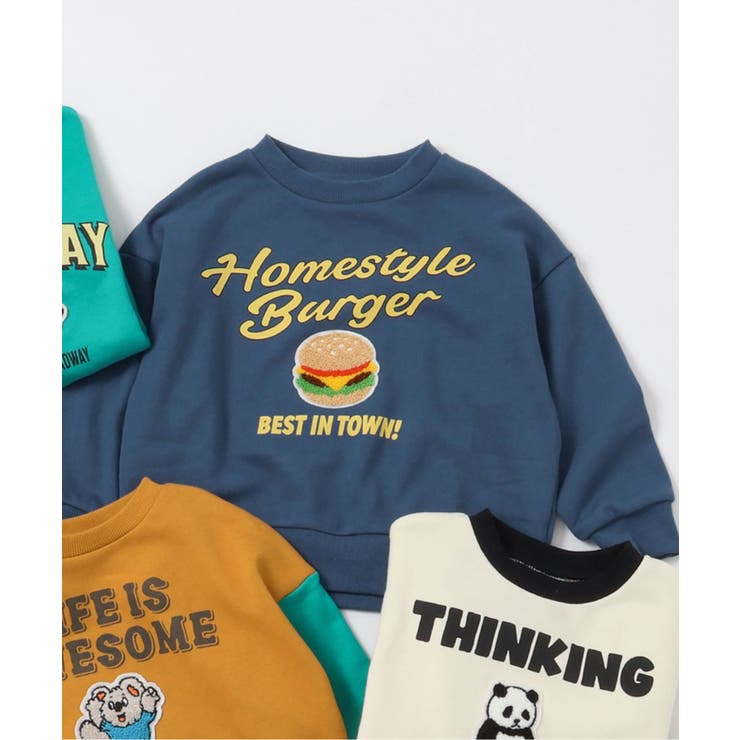 ネイビーブルー | 【リンク】サガラワッペントレーナー | F.O.Online Store