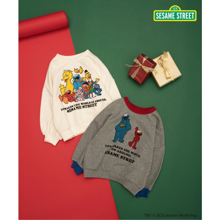 セサミストリート 2色2柄トレーナー | F.O.Online Store | 詳細画像13 
