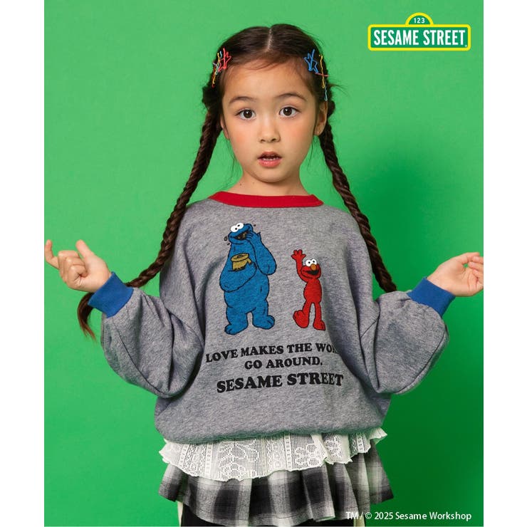グレー | セサミストリート 2色2柄トレーナー | F.O.Online Store