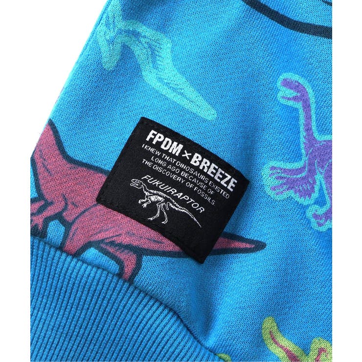 福井県立恐竜博物館コラボ カラフルDino総柄トレーナー | F.O.Online Store | 詳細画像12 