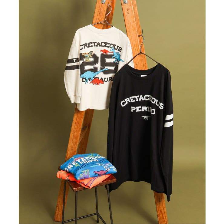 福井県立恐竜博物館コラボ カラフルDino総柄トレーナー | F.O.Online Store | 詳細画像5 