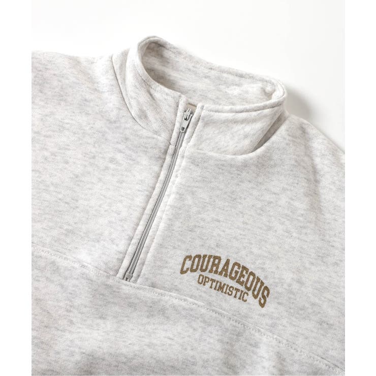 WEB限定  ハーフジップ裏毛トレーナー  | F.O.Online Store | 詳細画像3 