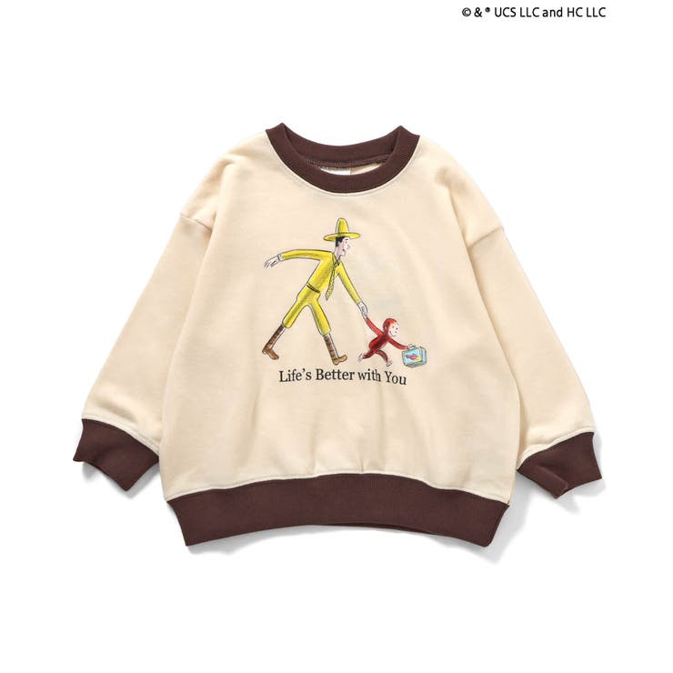 クリーム | WEB限定  おさるのジョージグラフィックトレーナー  | F.O.Online Store