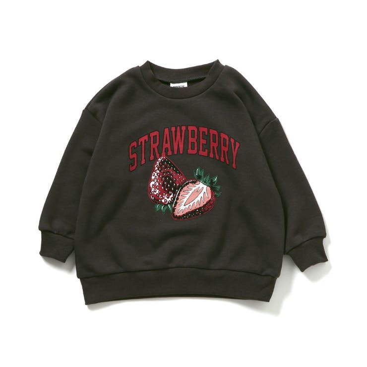 チャコール | WEB限定  フードカレッジ３柄トレーナー | F.O.Online Store