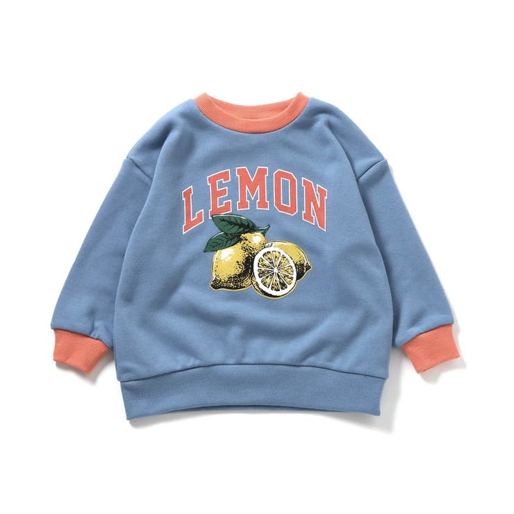 サックス | WEB限定  フードカレッジ３柄トレーナー | F.O.Online Store