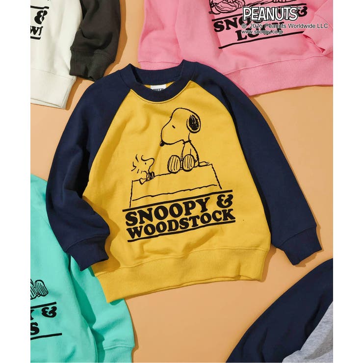イエロー | PEANUTSコラボ ラグラントレーナー | F.O.Online Store