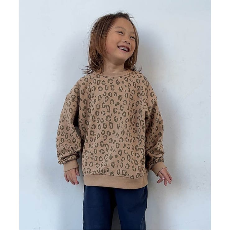 ブラウン | 【前後着用OK】どっちも正解 DAISUKI 総柄トレーナー | F.O.Online Store