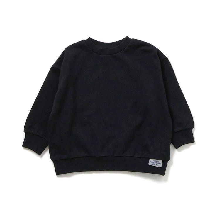 ブラック | WEB限定 無地ボーダートレーナー | F.O.Online Store