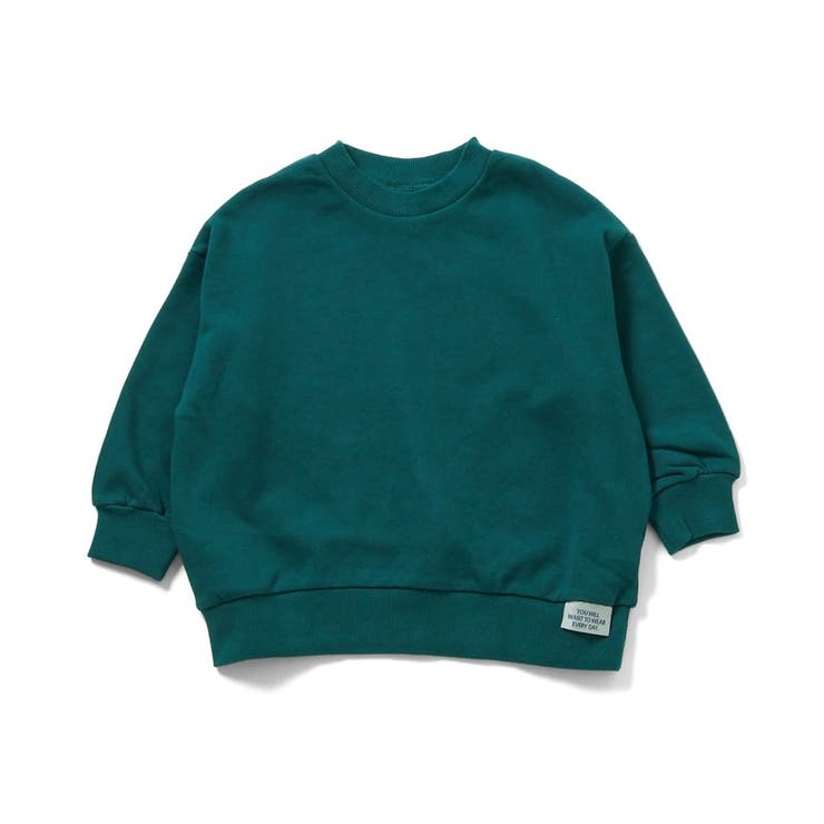 グリーン | WEB限定 無地ボーダートレーナー | F.O.Online Store