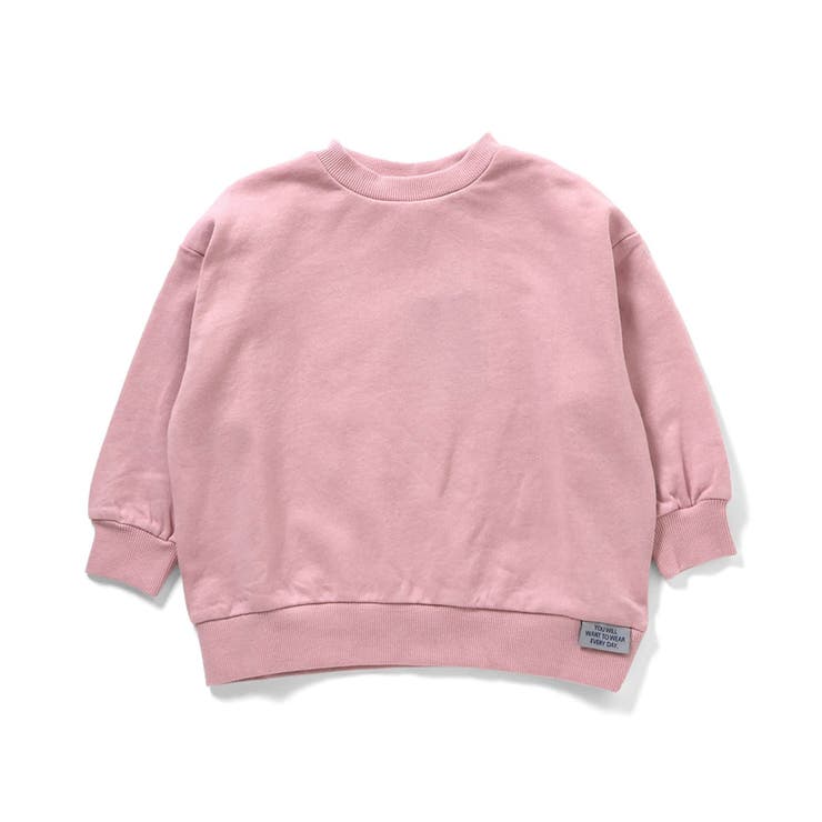 ピンク | WEB限定 無地ボーダートレーナー | F.O.Online Store