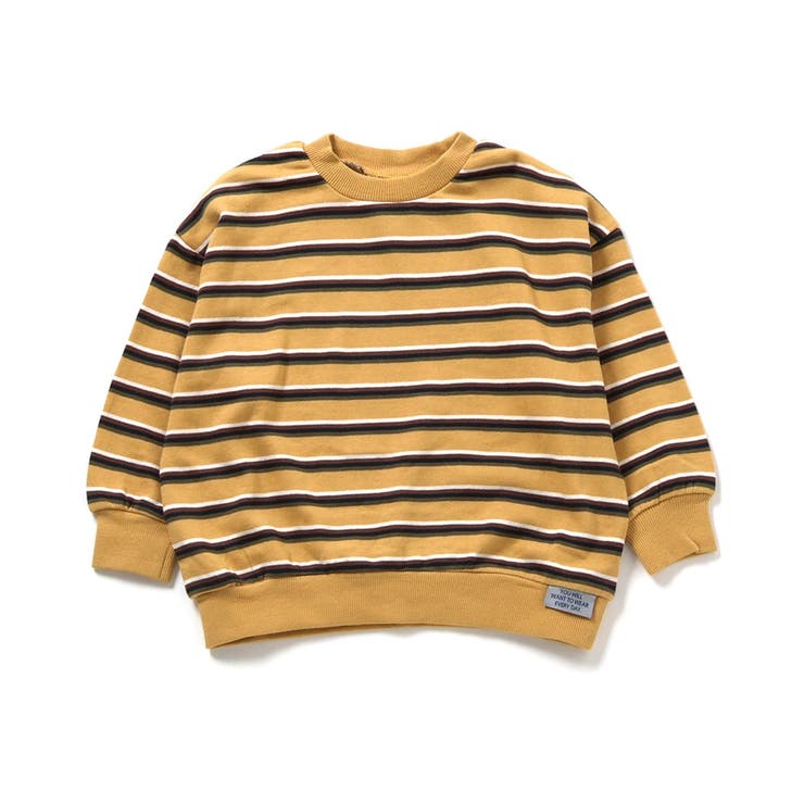 イエロー | WEB限定 無地ボーダートレーナー | F.O.Online Store