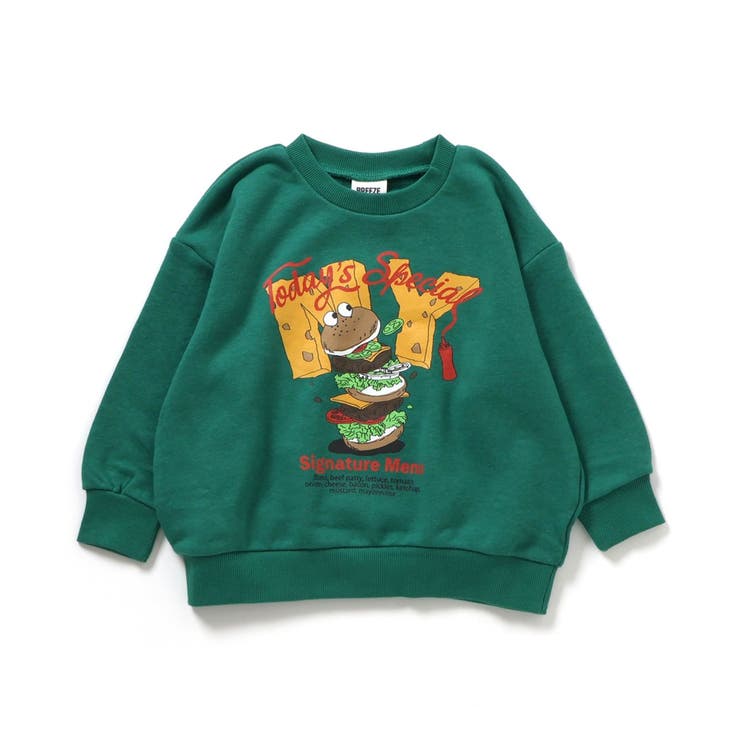 グリーン | WEB限定  カラバリグラフィックトレーナー  | F.O.Online Store