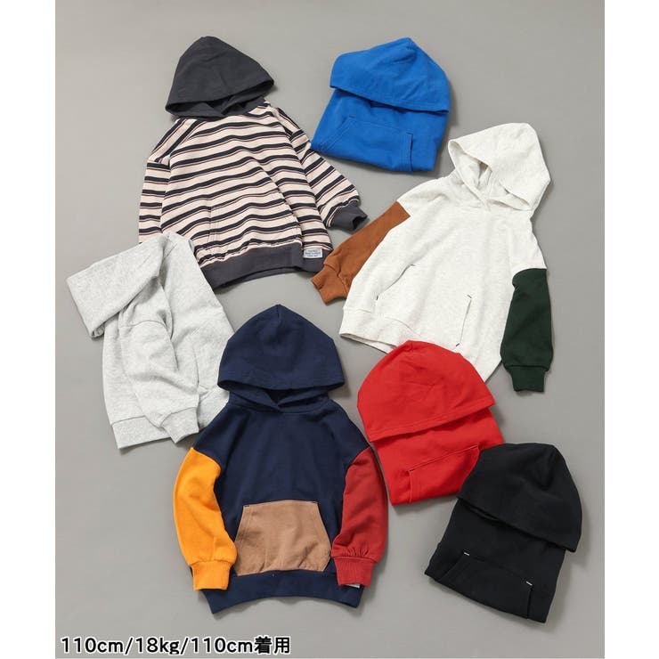 WEB限定 無地ボーダーパーカー | F.O.Online Store | 詳細画像23 