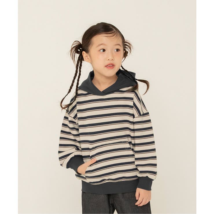 キナリ | WEB限定 無地ボーダーパーカー | F.O.Online Store