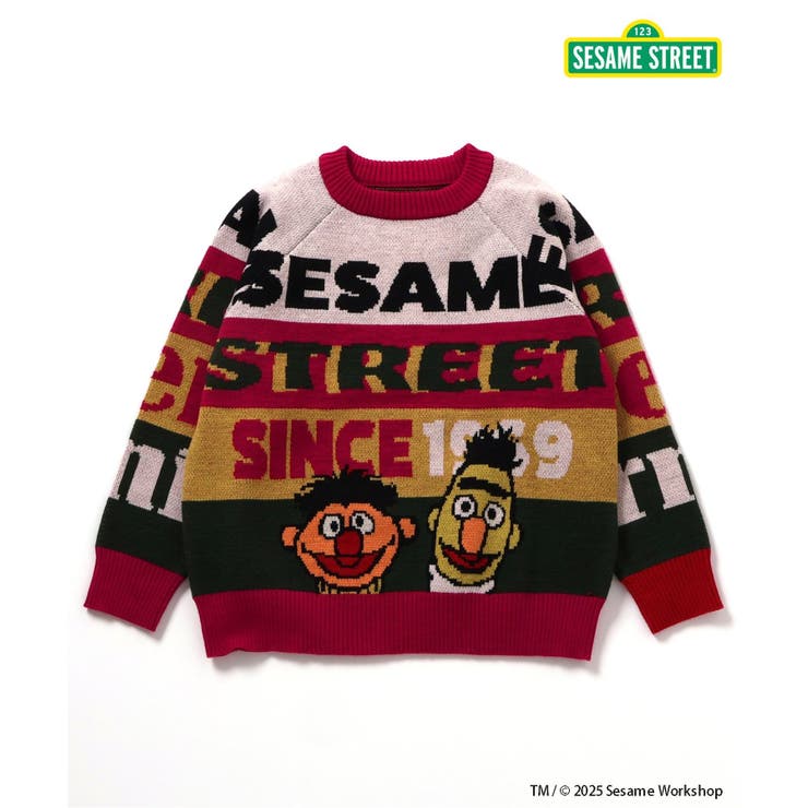 セサミストリート 2色2柄ジャガードセーター | F.O.Online Store | 詳細画像12 