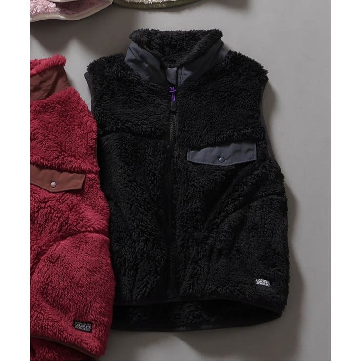 ブラック | 【リンク】ファーフリースベスト | F.O.Online Store