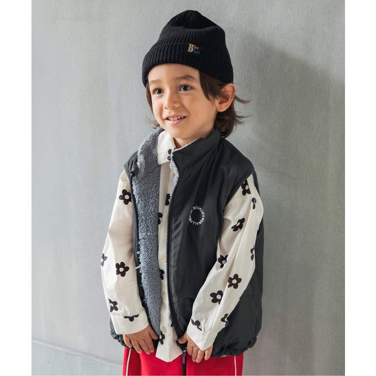 リバーシブルフリースベスト  洗濯機で洗える | F.O.Online Store | 詳細画像1 