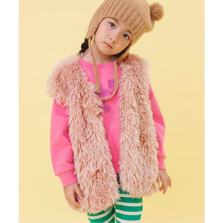 ピンク | WEB限定  プードルファーベスト | F.O.Online Store