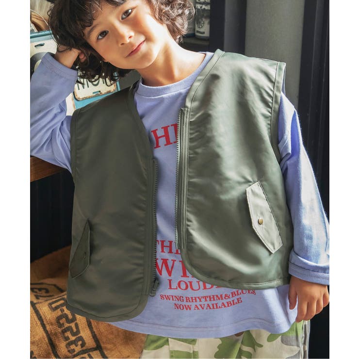 リバーシブルMA-1ベスト  | F.O.Online Store | 詳細画像16 