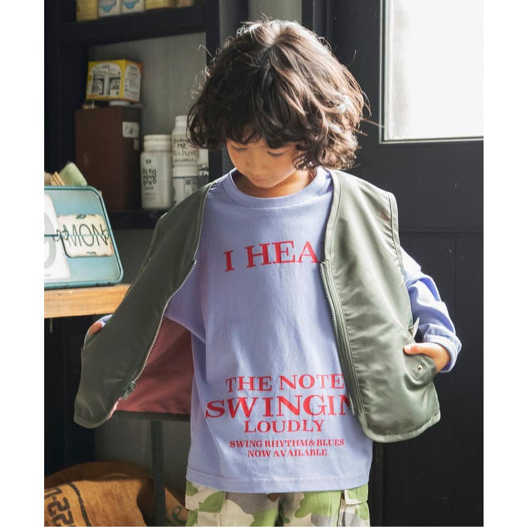 カーキ | リバーシブルMA-1ベスト  | F.O.Online Store