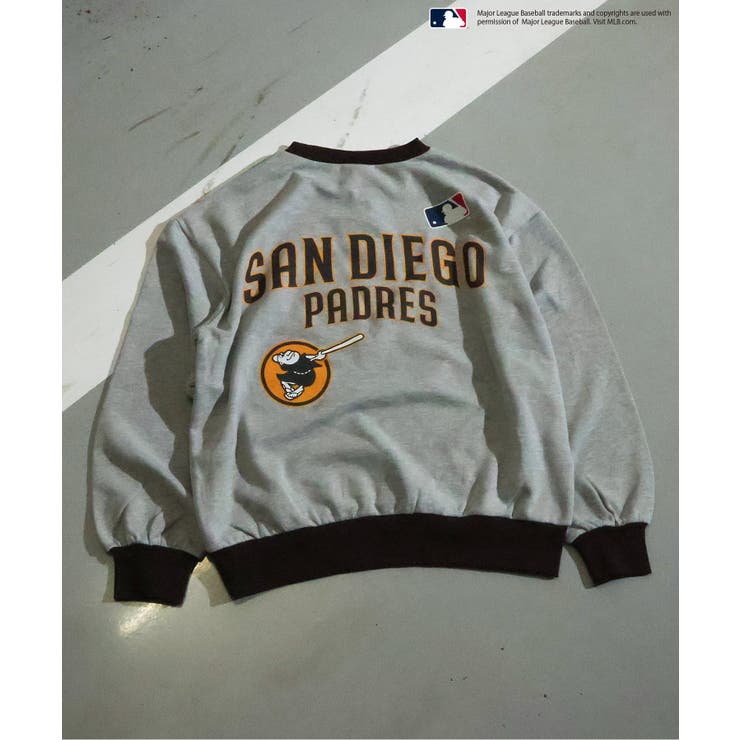 グレー | WEB限定 【MLB】バックプリントBIGロゴトレーナー(オトナ) | F.O.Online Store