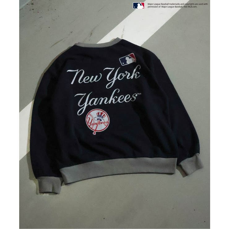 ネイビーブルー | WEB限定 【MLB】バックプリントBIGロゴトレーナー(オトナ) | F.O.Online Store