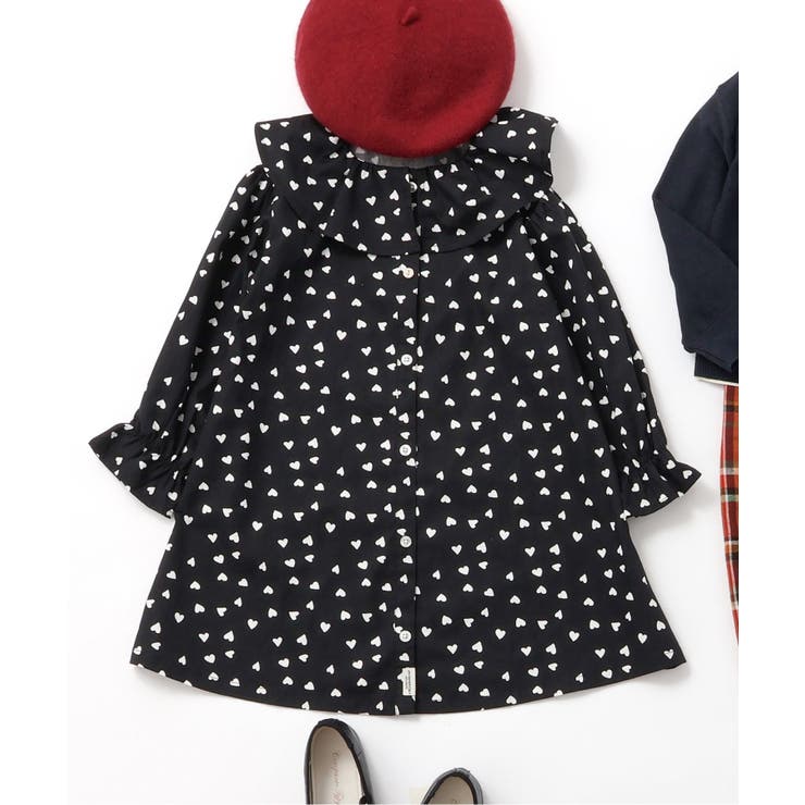 【リンク】ノーカラーシャツワンピース | F.O.Online Store | 詳細画像1