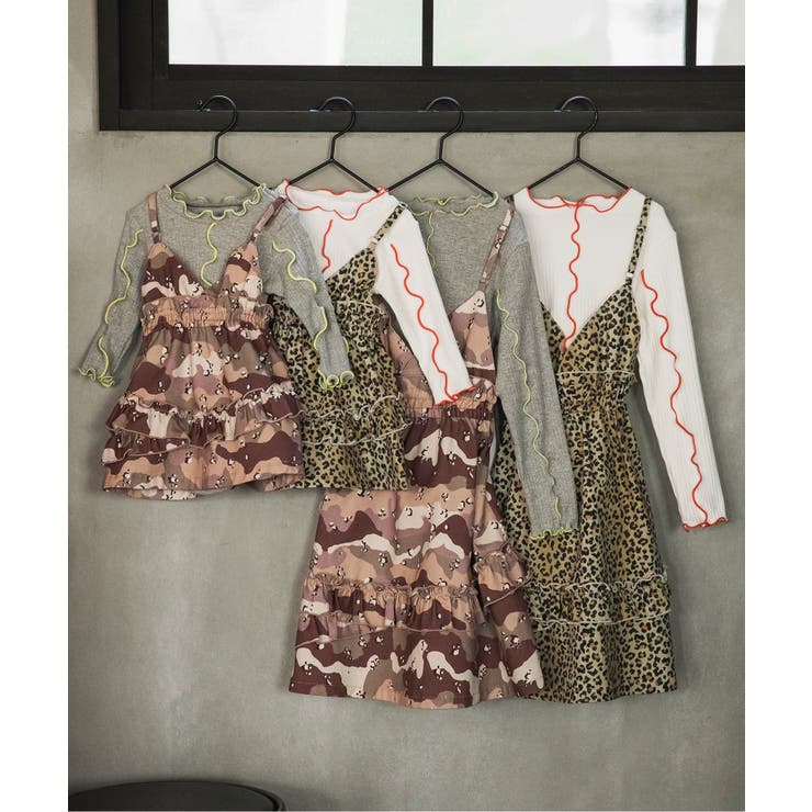 【リンク】Camo・Leopa2Pフリルワンピ | F.O.Online Store | 詳細画像11 
