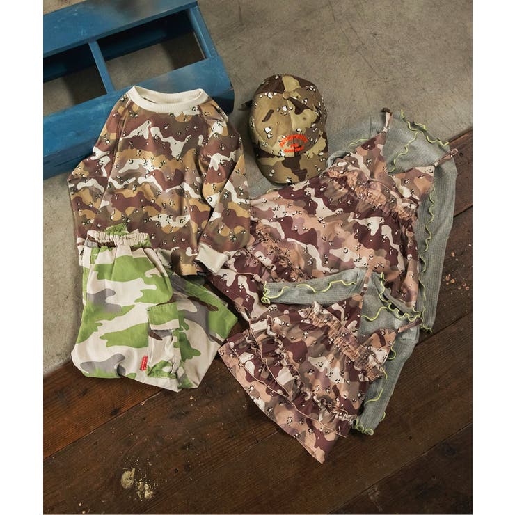【リンク】Camo・Leopa2Pフリルワンピ | F.O.Online Store | 詳細画像13 