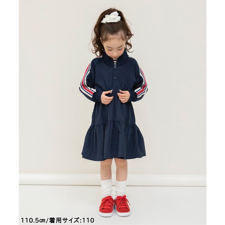 【リンク】サイドラインフリルジャージワンピ | F.O.Online Store | 詳細画像10 