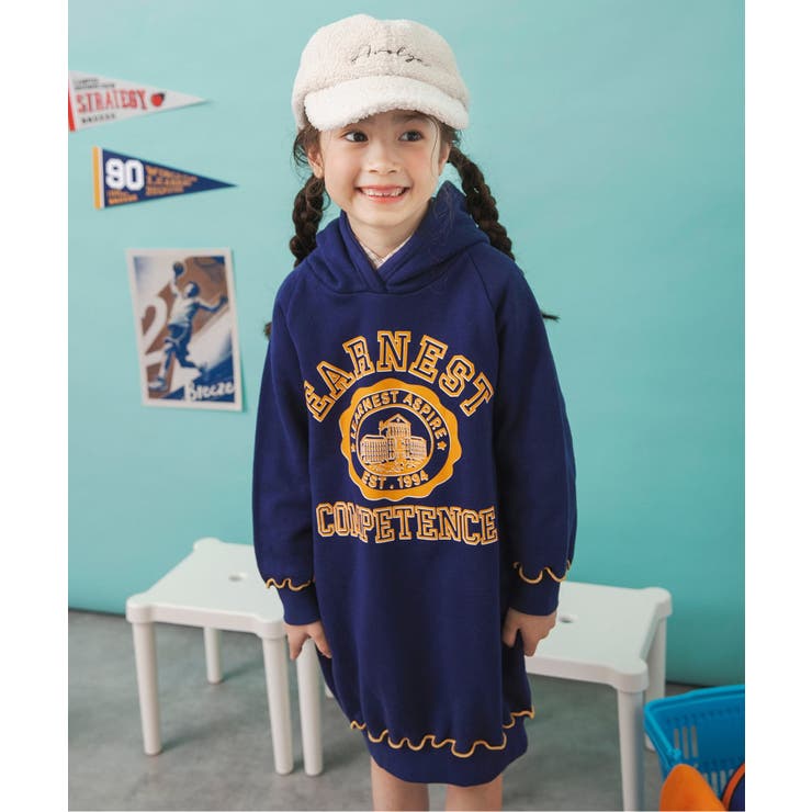 【リンク】カレッジパーカーワンピース | F.O.Online Store | 詳細画像1 