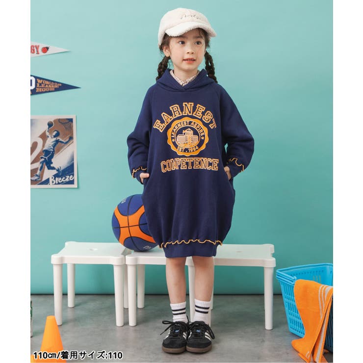 【リンク】カレッジパーカーワンピース | F.O.Online Store | 詳細画像12 