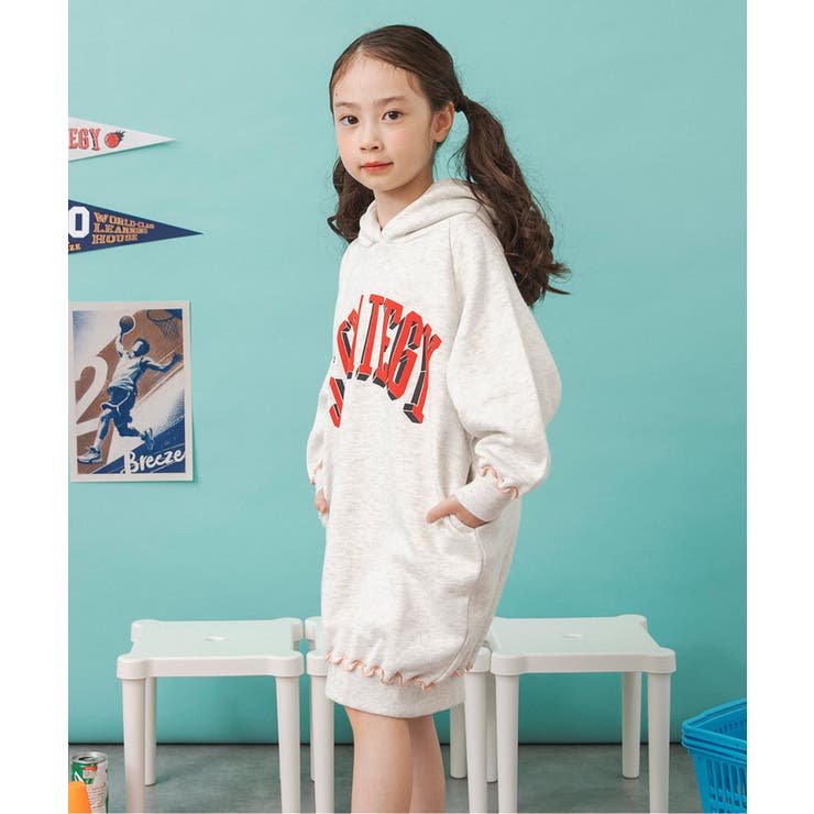 アイボリー | 【リンク】カレッジパーカーワンピース | F.O.Online Store