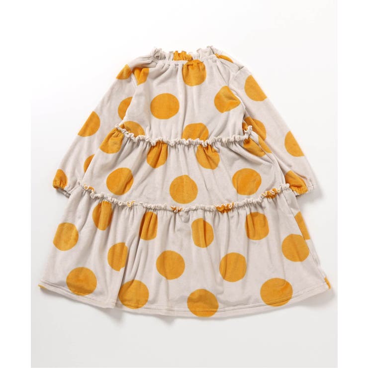 WEB限定  レトロ総柄ベロアワンピース | F.O.Online Store | 詳細画像9 