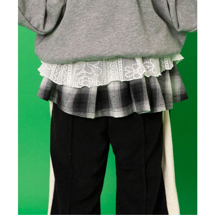 WEB限定  ２wayレイヤードレースミニスカート | F.O.Online Store | 詳細画像1 