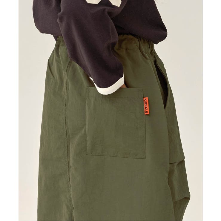 WEB限定  KUDOZ.B シャカシャカナイロンスカート  6分丈 | F.O.Online Store | 詳細画像13 