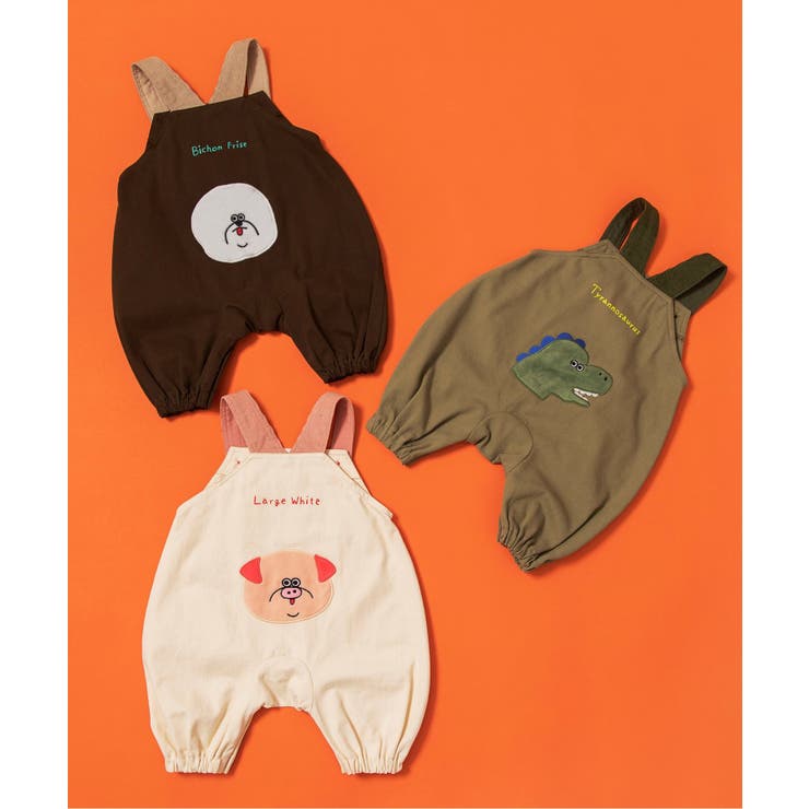 Bpop どうぶつモチーフ付きサロペット | F.O.Online Store | 詳細画像18 