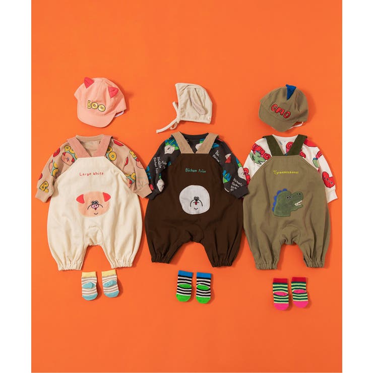 Bpop どうぶつモチーフ付きサロペット | F.O.Online Store | 詳細画像19 