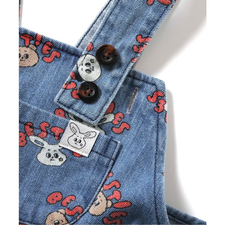 USAKUMA総柄サロペ  | F.O.Online Store | 詳細画像4 