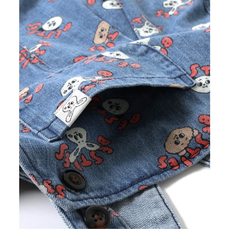 USAKUMA総柄サロペ  | F.O.Online Store | 詳細画像5 
