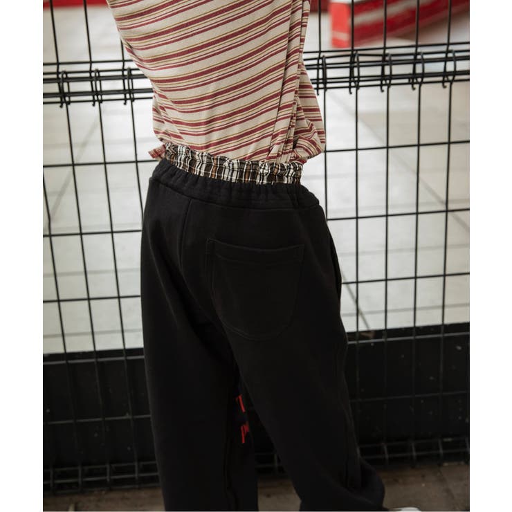 B NEWJACK トランクスレイヤードカットソーパンツ  10分丈 | F.O.Online Store | 詳細画像6 