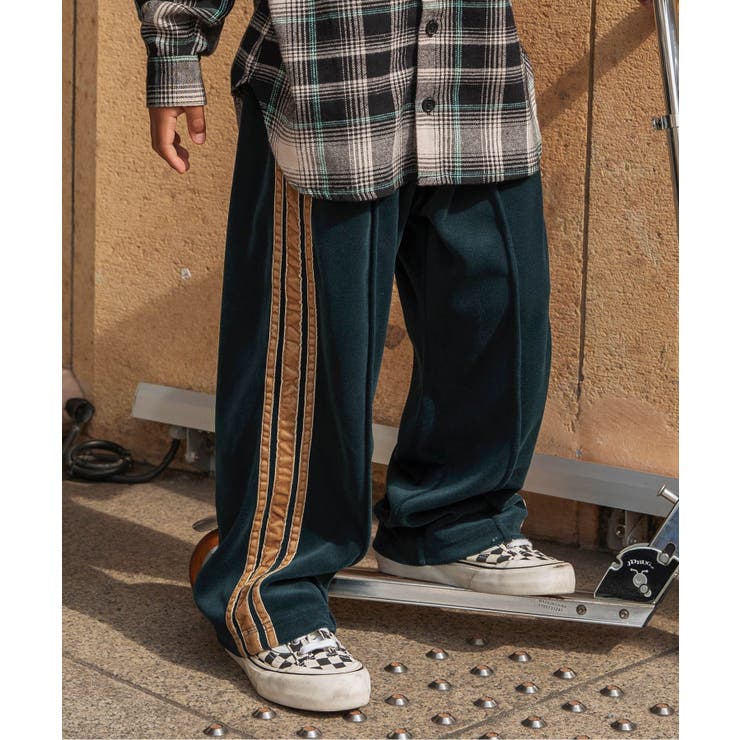 グリーン | B NEWJACK ベロアトラックパンツ(セットアップ可)  10分丈 | F.O.Online Store