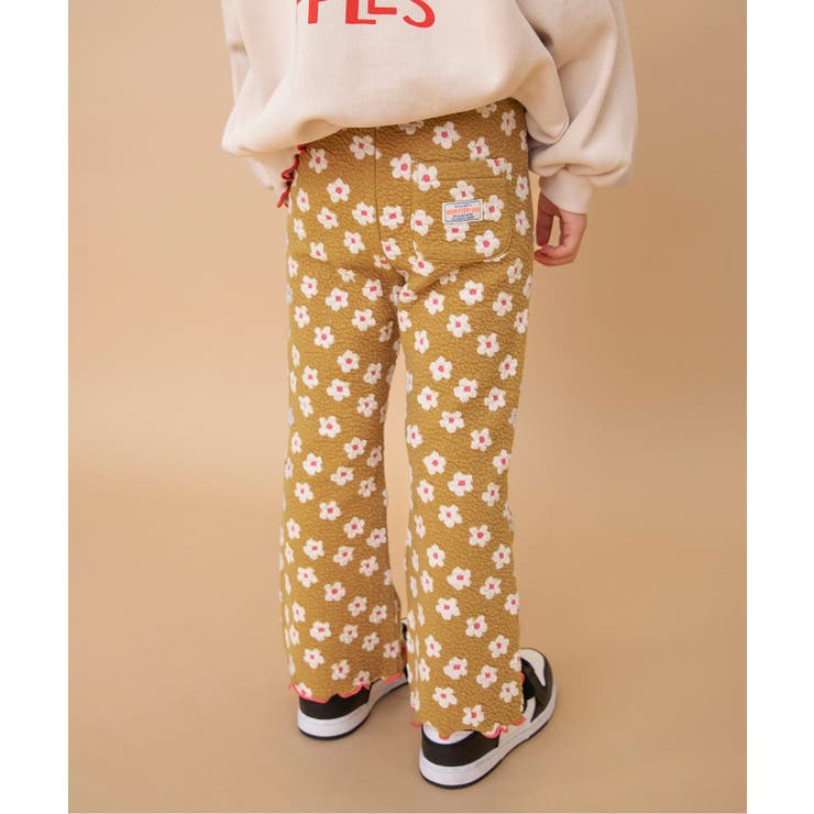 【リンク】ジャガードフレアパンツ(セットアップ可)  10分丈 | F.O.Online Store | 詳細画像1 