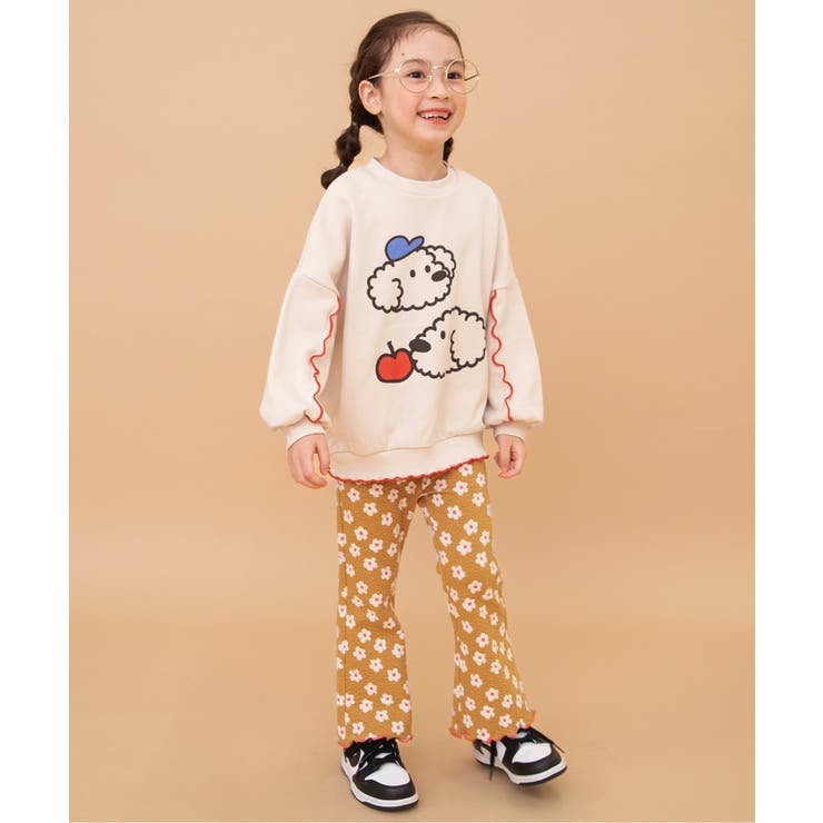 【リンク】ジャガードフレアパンツ(セットアップ可)  10分丈 | F.O.Online Store | 詳細画像8 