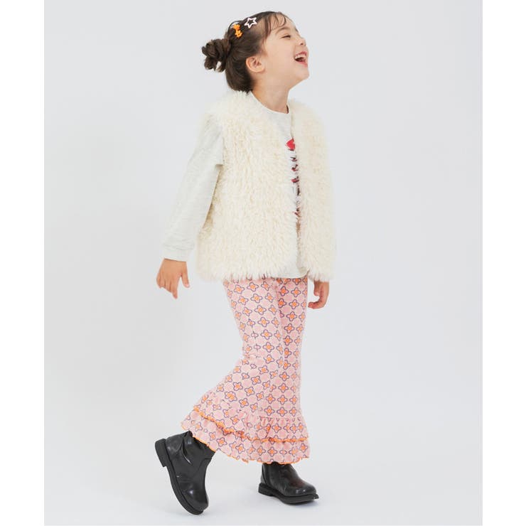 【リンク】レトロ柄フリルパンツ(セットアップ可)  10分丈 | F.O.Online Store | 詳細画像13 