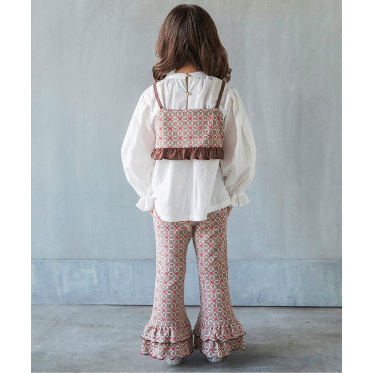 【リンク】レトロ柄フリルパンツ(セットアップ可)  10分丈 | F.O.Online Store | 詳細画像4 