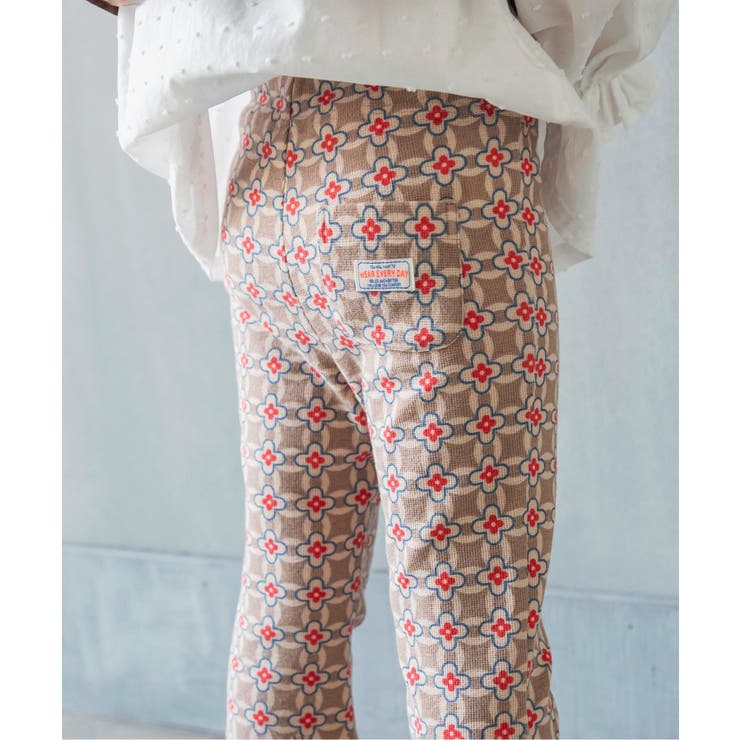 【リンク】レトロ柄フリルパンツ(セットアップ可)  10分丈 | F.O.Online Store | 詳細画像5 
